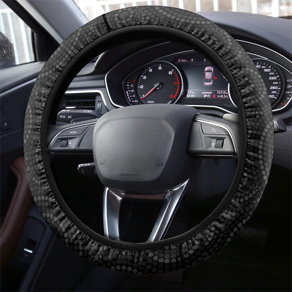 Spooky Pink Ghost Steering Wheel Cover Aboriginal Halloween Wear Pink