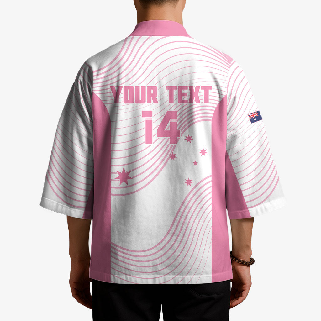Custom Bowls Australia Breast Cancer Kimono Pink Ribbon Curve Sporty