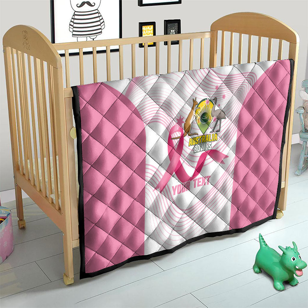 Custom Bowls Australia Breast Cancer Quilt Pink Ribbon Curve Sporty