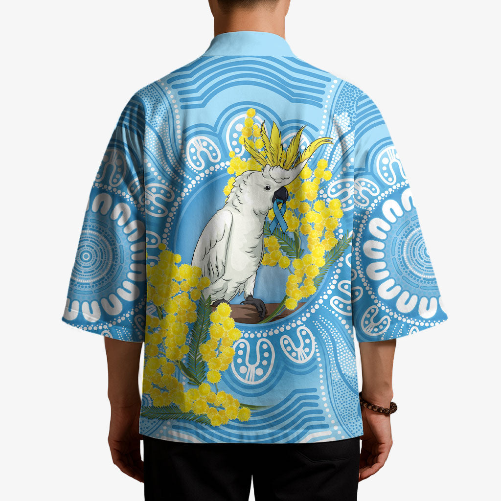 World Diabetes Day Australia Kimono Yellow-crested Cockatoo Golden Wattle Aboriginal