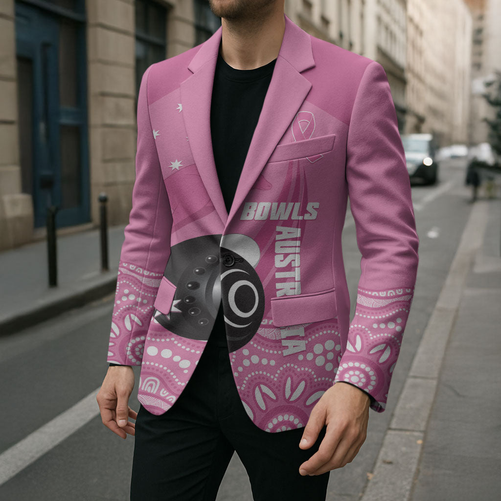 Custom Bowls Australia Breast Cancer Blazer Pink Ribbon Kangaroo Aboriginal Art