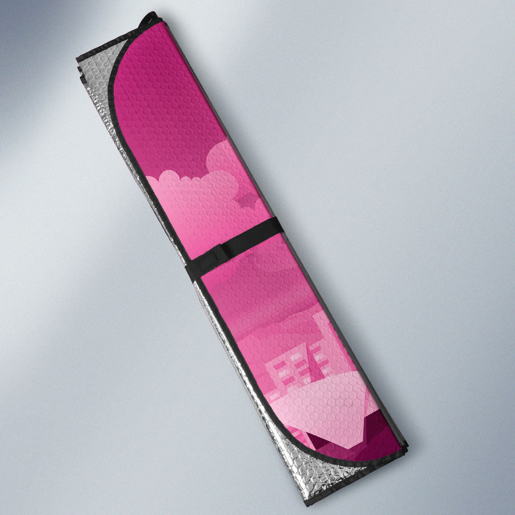 Australia Breast Cancer Support Auto Sun Shade Sydney Opera House Butterfly Pink Ribbon