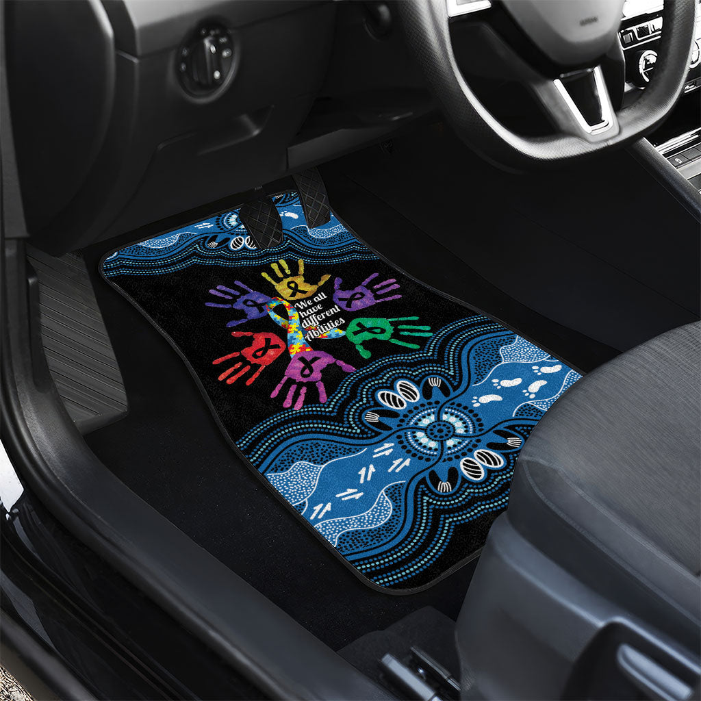 Autism Support Australia Indigenous Car Mats We All Have Different Abilities