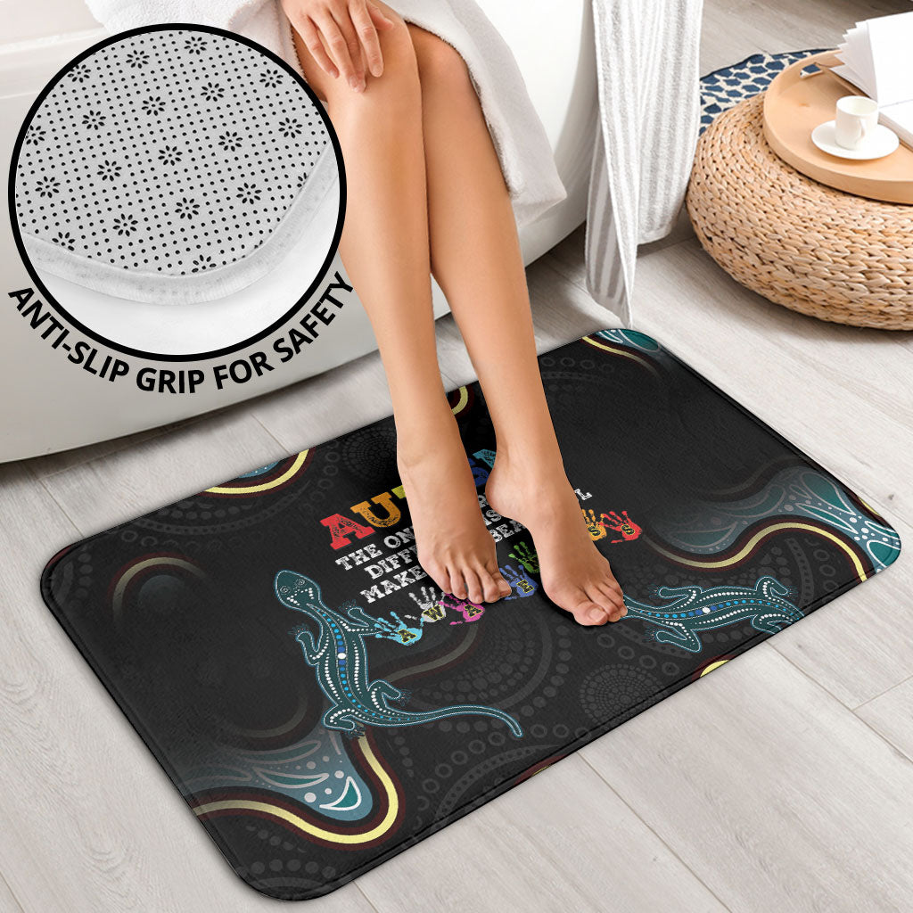 Australia Autism Support Aboriginal Lizard Bathroom Set