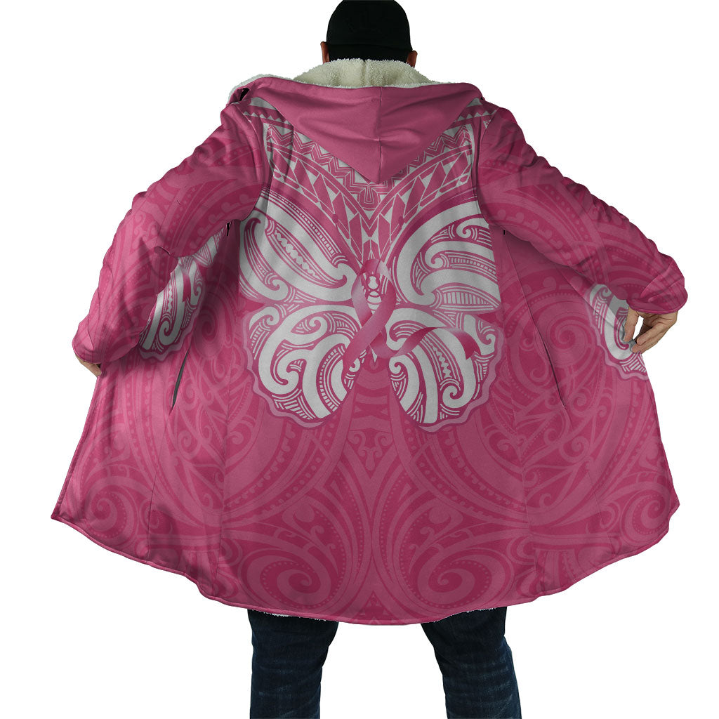New Zealand Breast Cancer Support Cloak Maori Butterfly Pink Ribbon