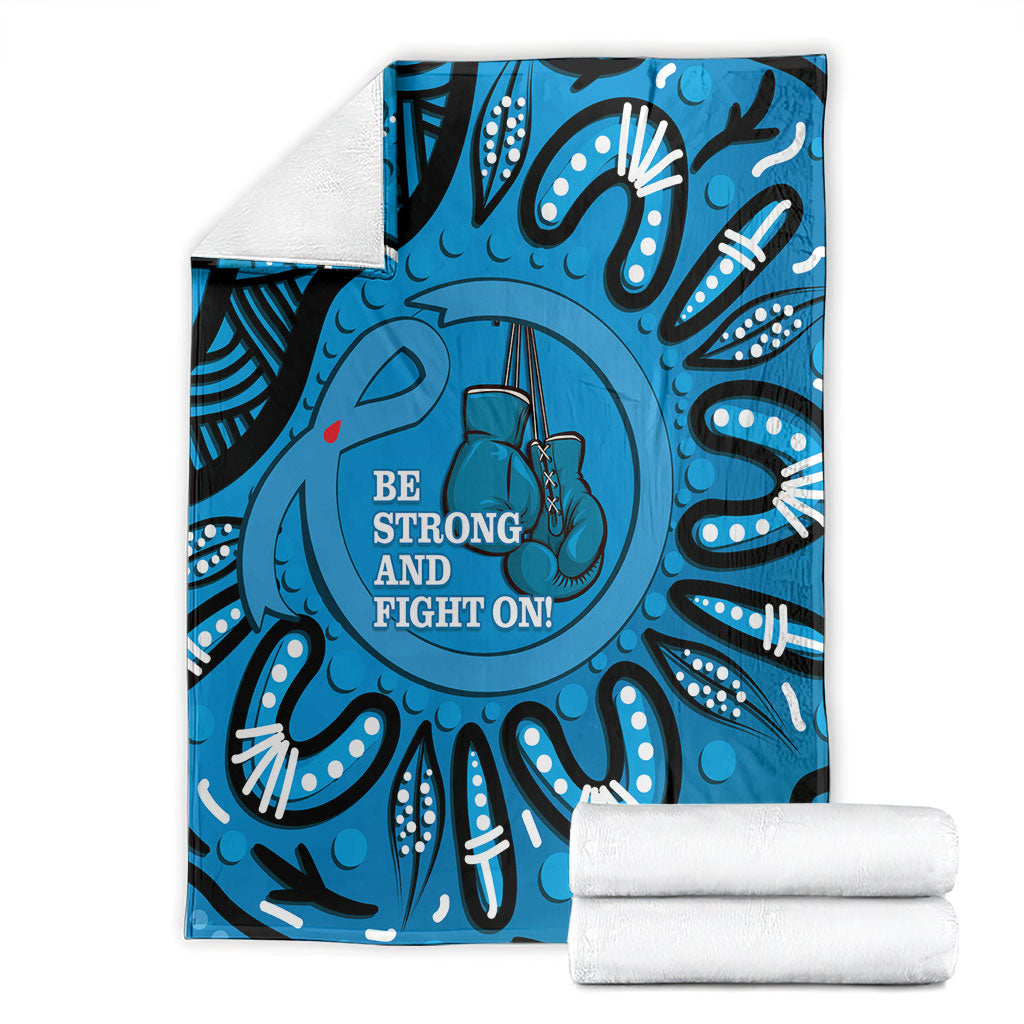Australia Diabetes Support Blanket Be Strong And Fight On Aboriginal Art