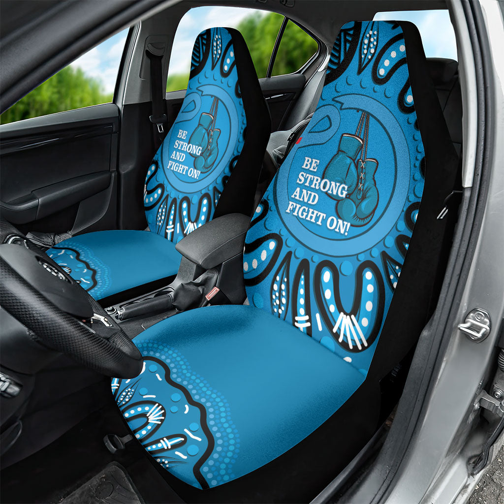 Australia Diabetes Support Car Seat Cover Be Strong And Fight On Aboriginal Art