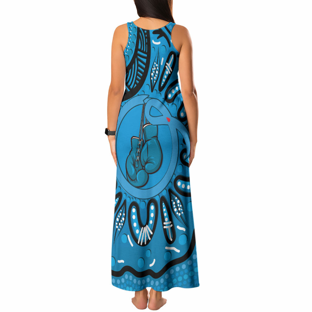 Australia Diabetes Support Tank Maxi Dress Be Strong And Fight On Aboriginal Art