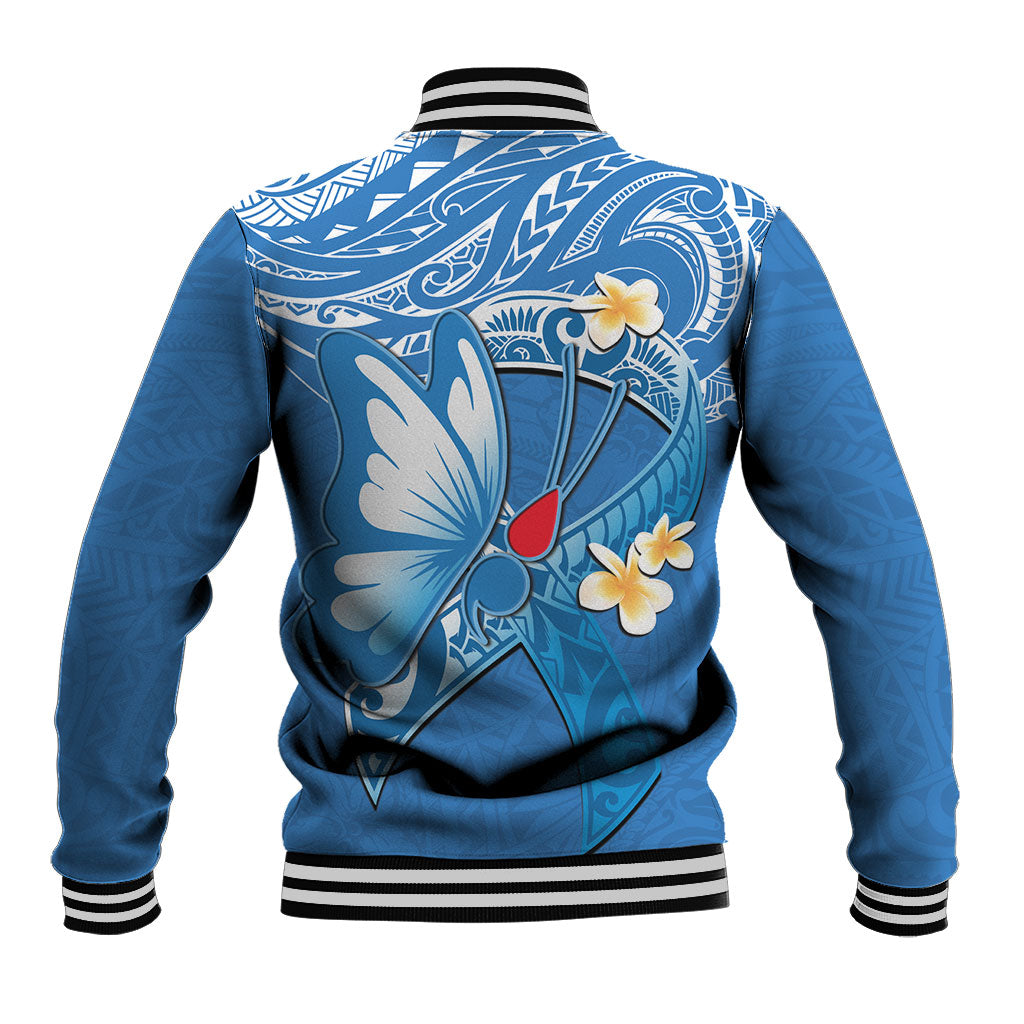 Polynesia Diabetes Support Baseball Jacket In November We Wear Blue
