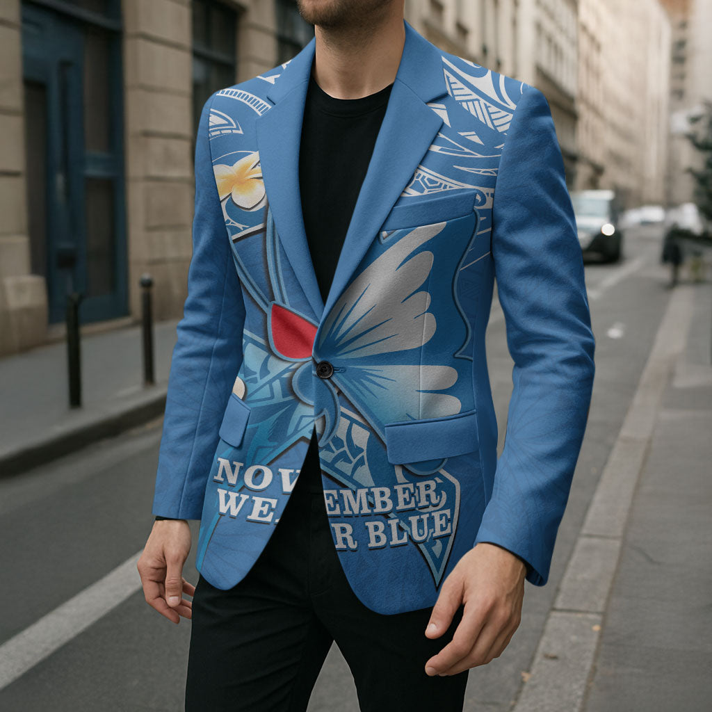 Polynesia Diabetes Support Blazer In November We Wear Blue