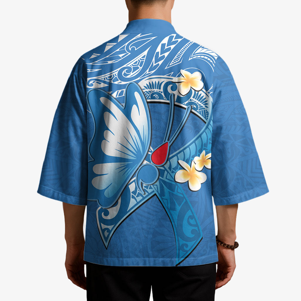Polynesia Diabetes Support Kimono In November We Wear Blue