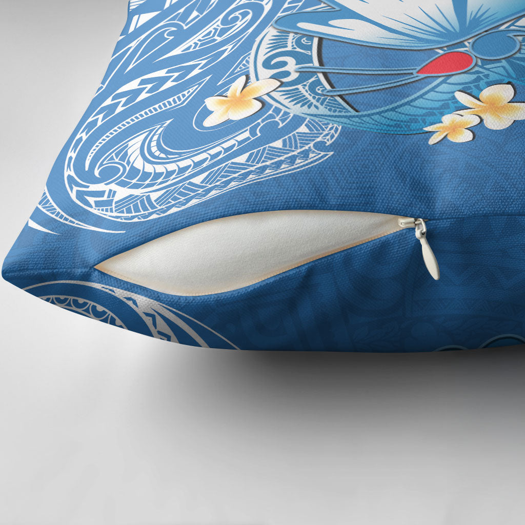 Polynesia Diabetes Support Pillow Cover In November We Wear Blue