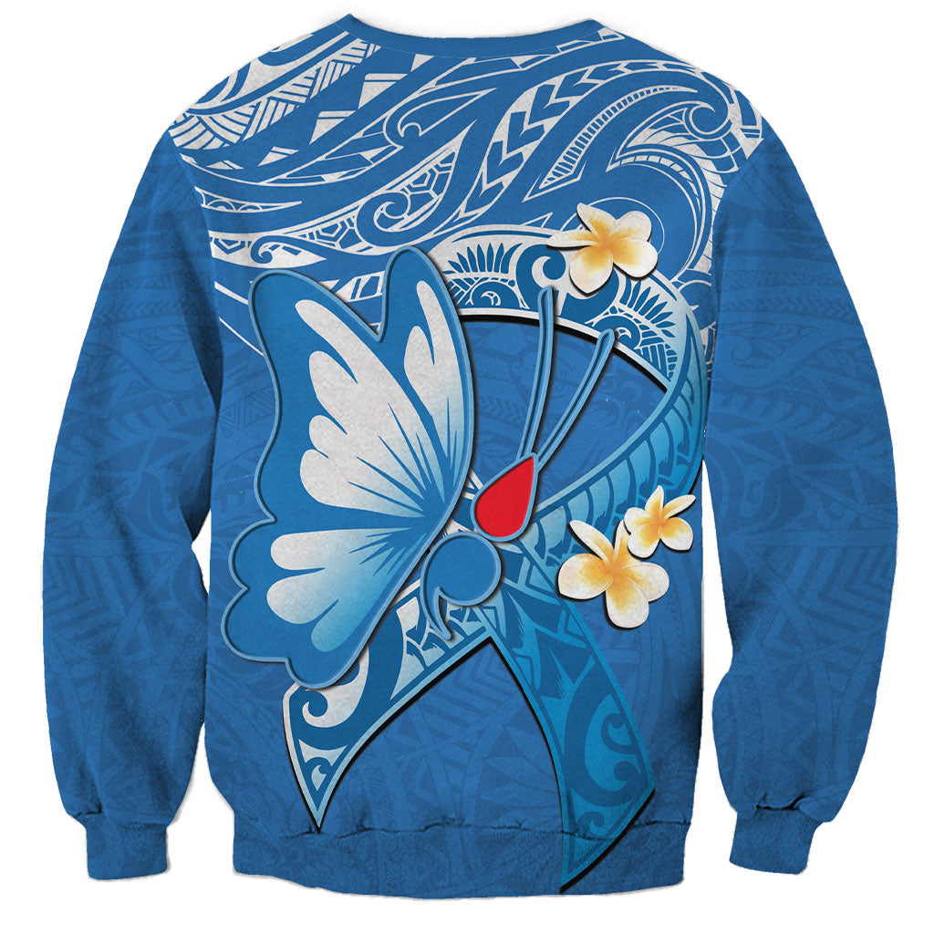 Polynesia Diabetes Support Sweatshirt In November We Wear Blue