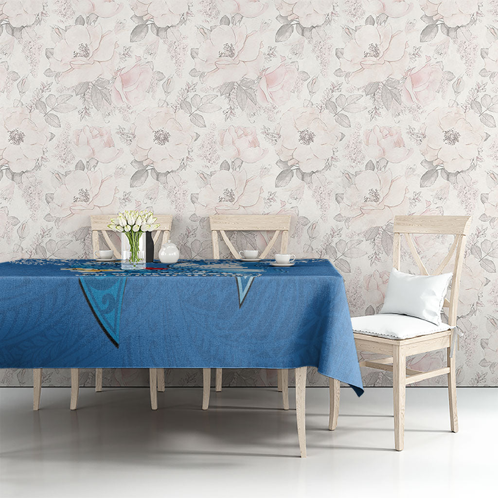 Polynesia Diabetes Support Tablecloth In November We Wear Blue