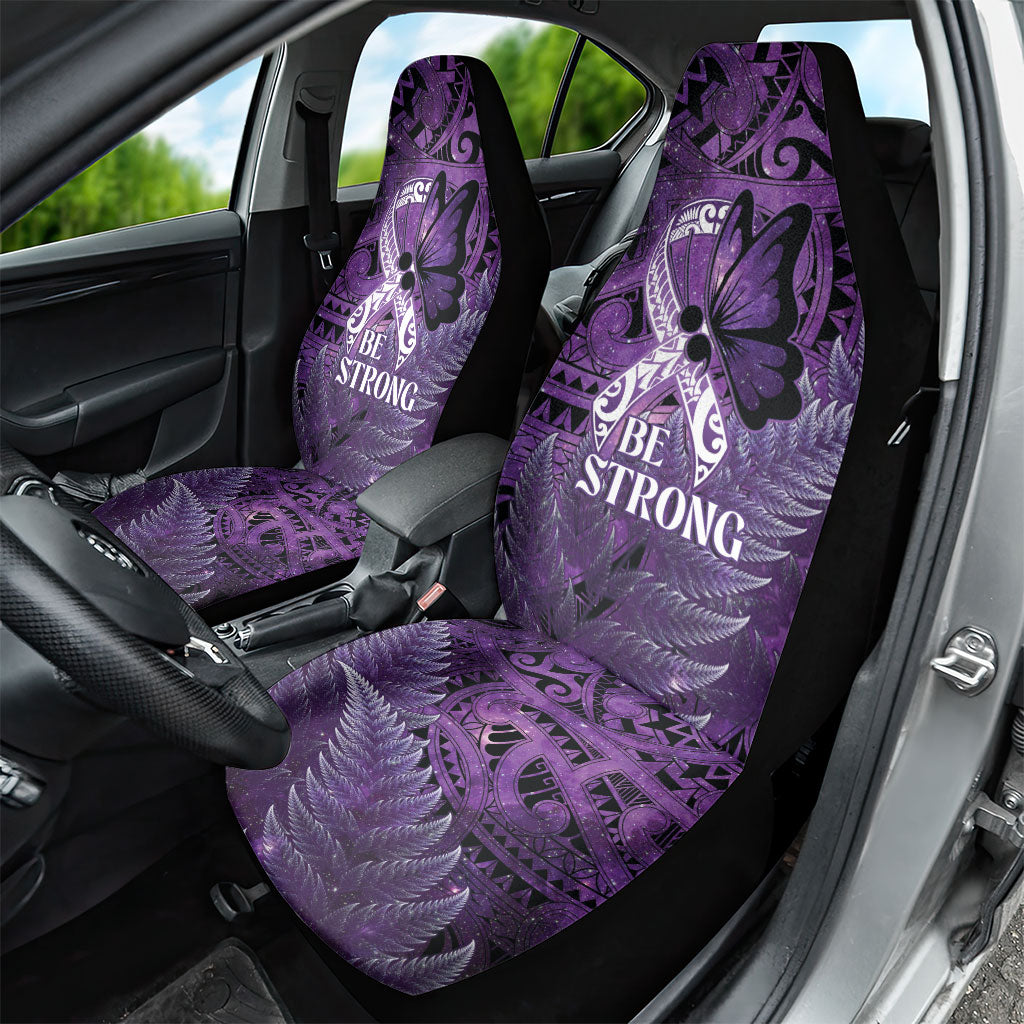 Lupus Support Month New Zealand Car Seat Cover Be Strong Warrior Maori Silver Fern