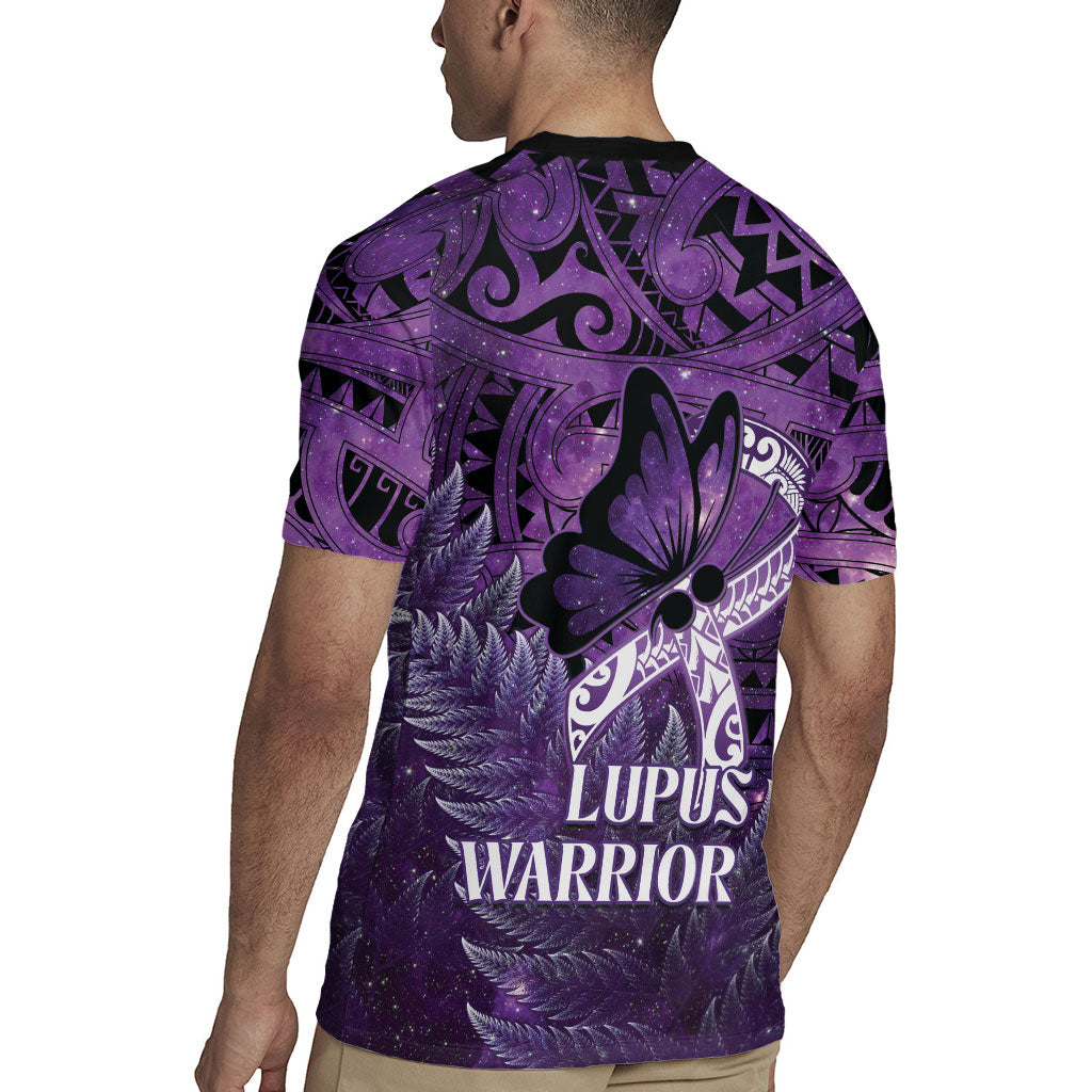 Lupus Support Month New Zealand Rugby Jersey Be Strong Warrior Maori Silver Fern