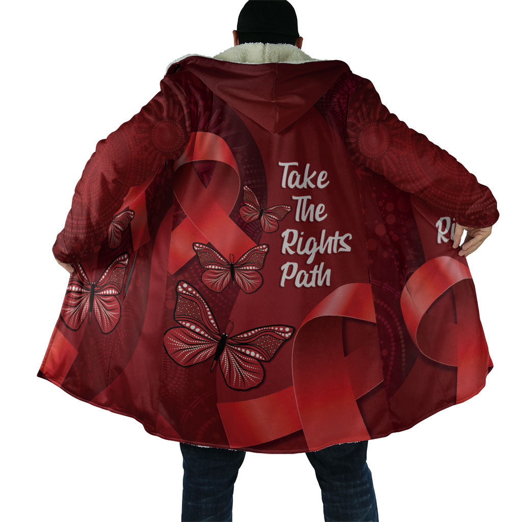 Australia AIDS Support Cloak Take The Rights Path Aboriginal Art