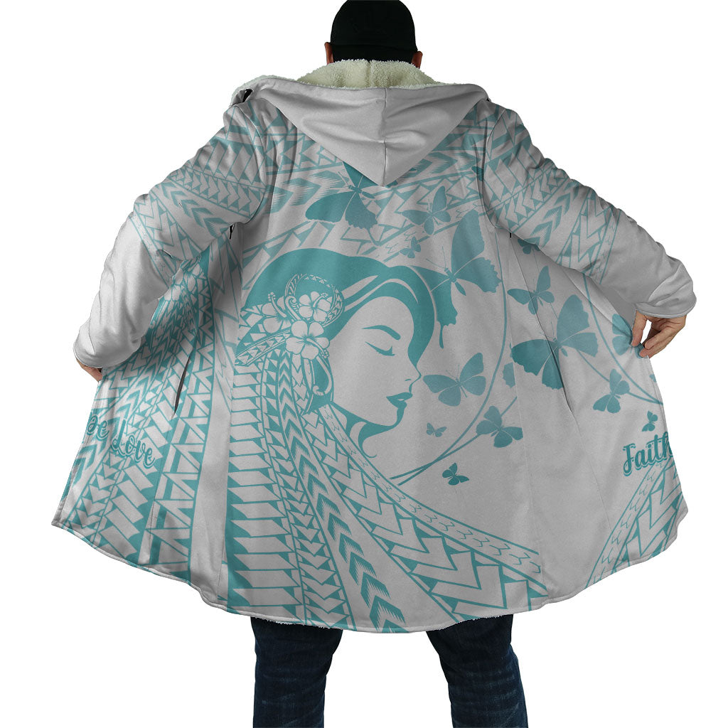Polynesia Cervical Cancer Support Cloak Polynesian Women Faith Hope Love