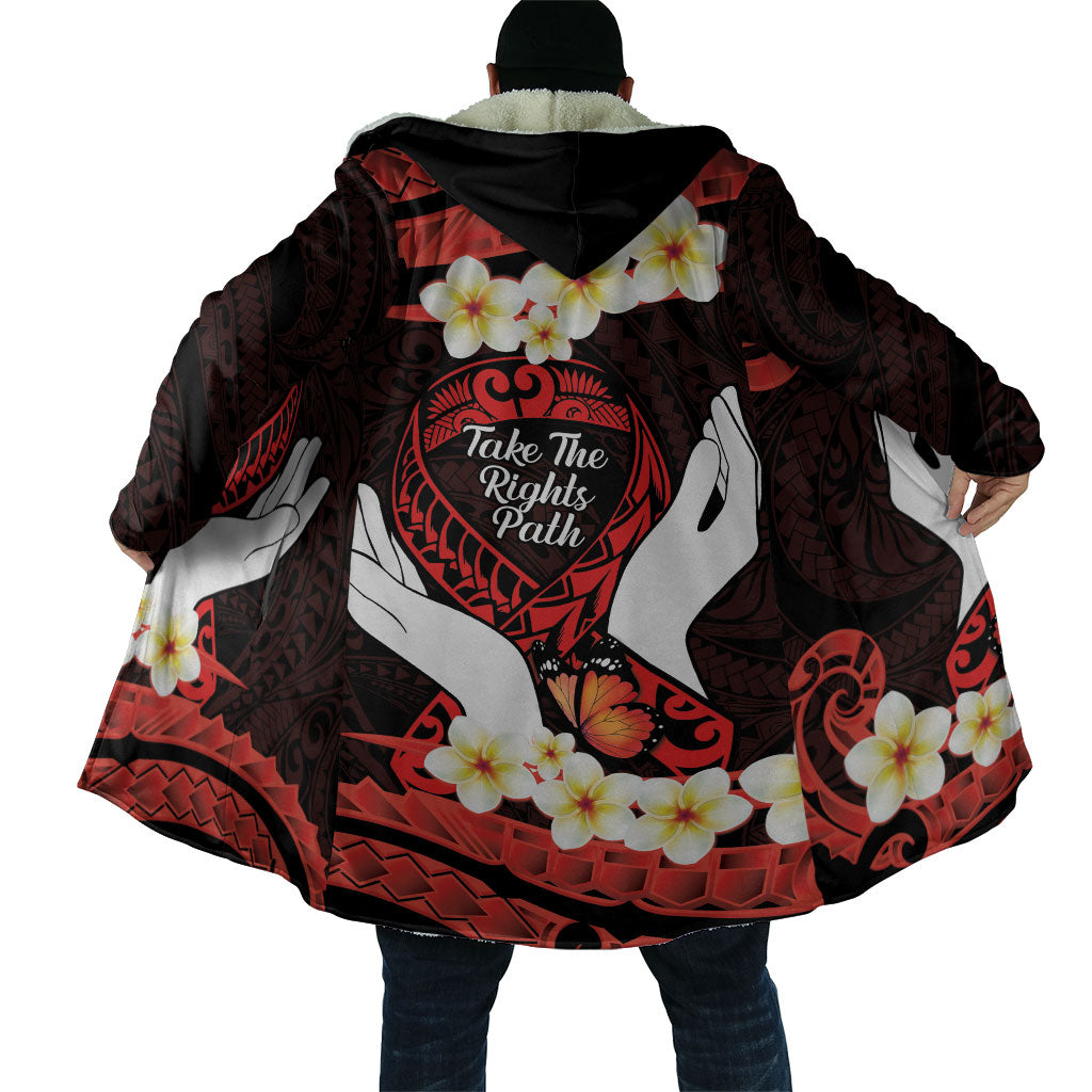 Polynesia AIDS Support Cloak Take The Rights Path Polynesian Pattern