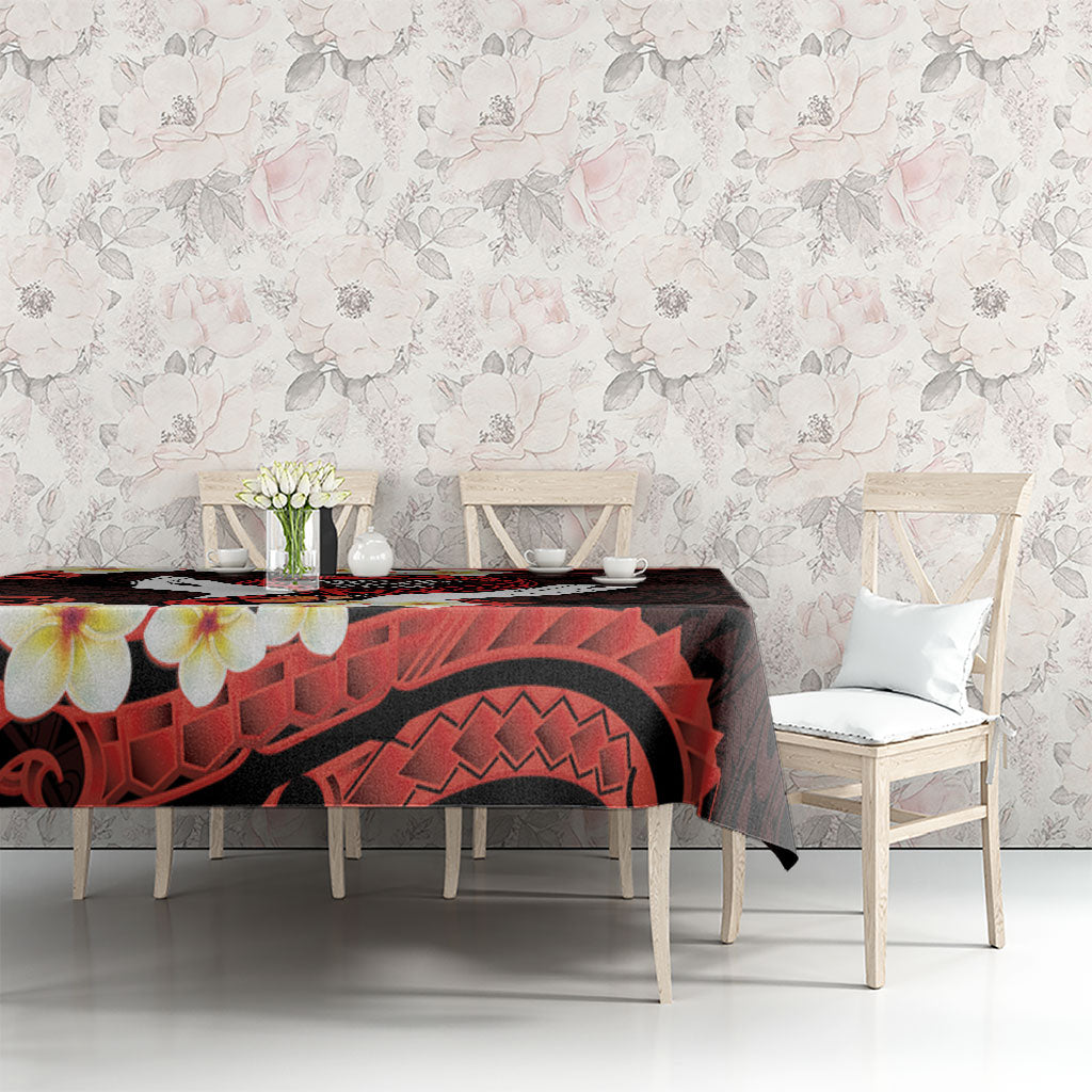 Polynesia AIDS Support Tablecloth Take The Rights Path Polynesian Pattern