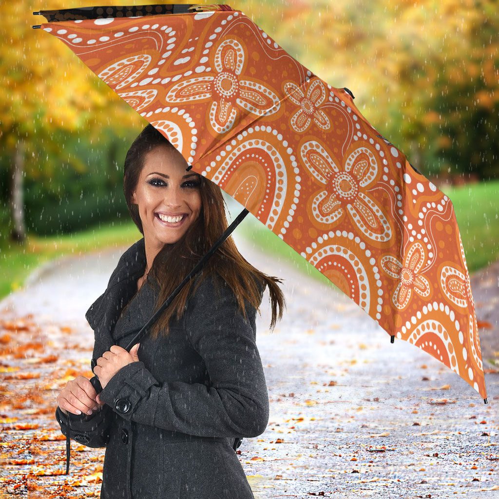 Australia Leukemia Support Umbrella Flame Robin Bottlebrush Aboriginal Art