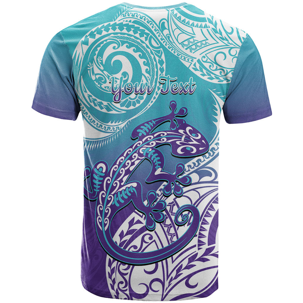 Personalised New Zealand Suicide Prevention Month T Shirt You Matter NZ Fern With Maori Koru Lizard