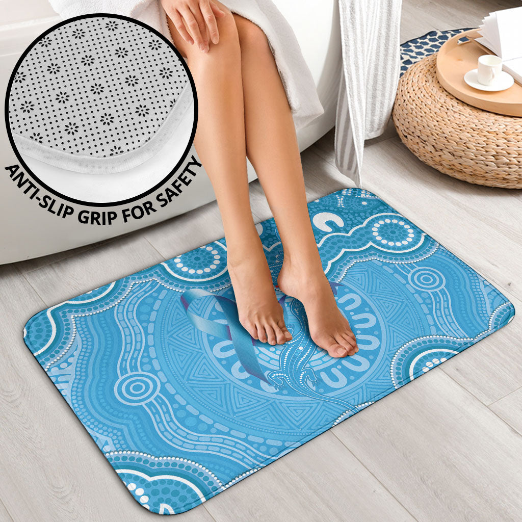 Australia Indigenous Bathroom Set Blue Ribbon Lizards Autism Support