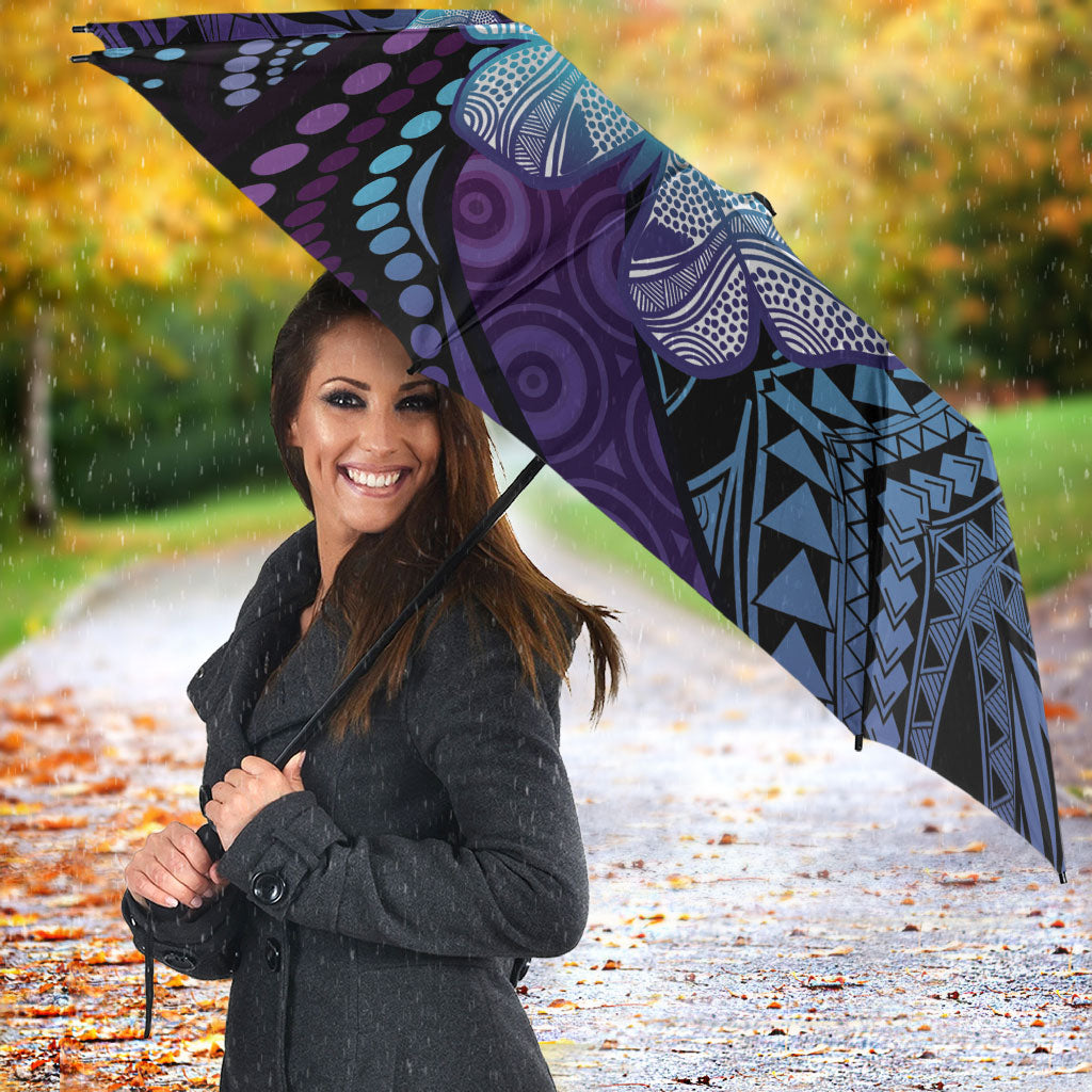 You Matter Suicide Prevention Umbrella Butterfly Aboriginal Mix Polynesian Pattern