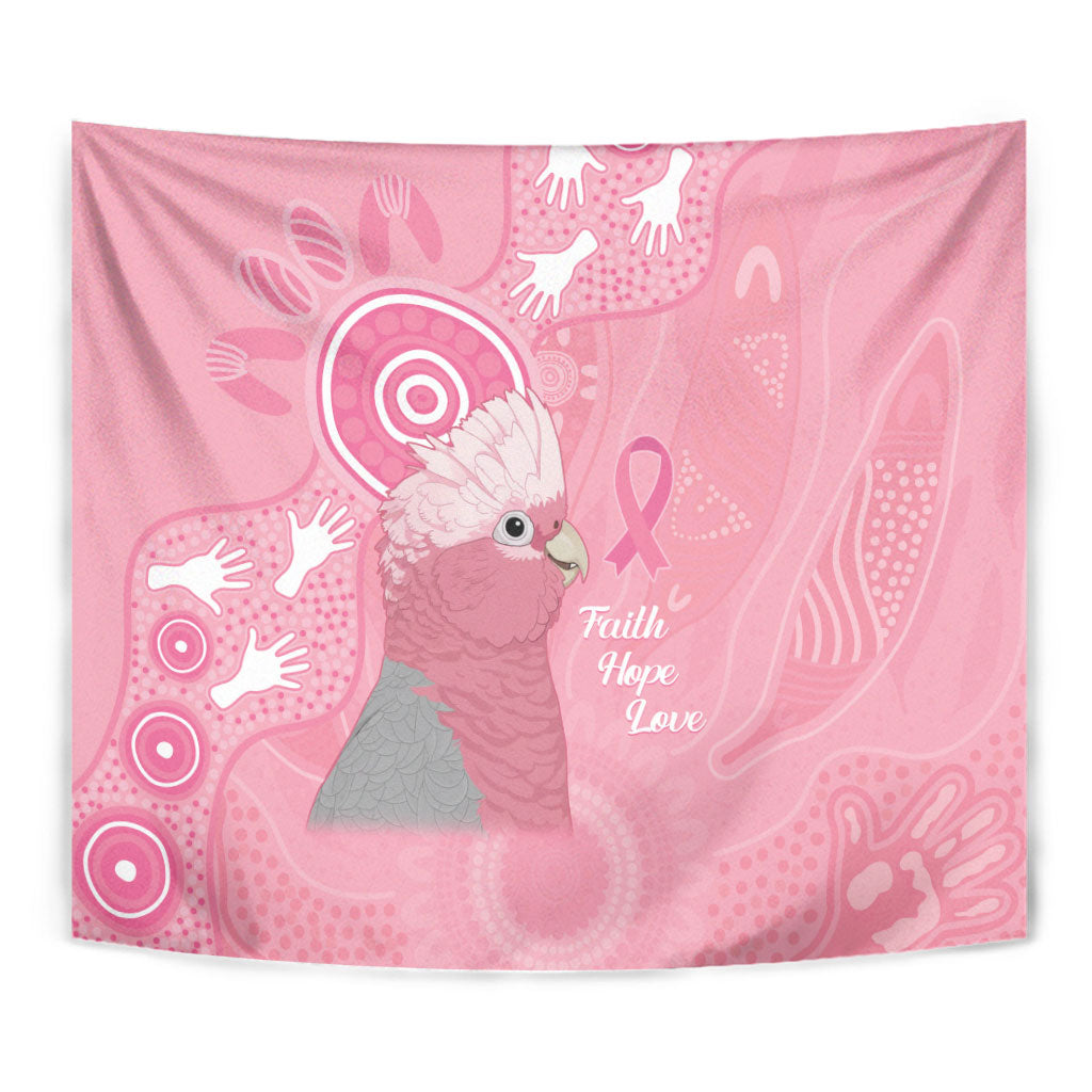 Australia Breast Cancer Support Tapestry Galah Faith Hope Love Pink Month