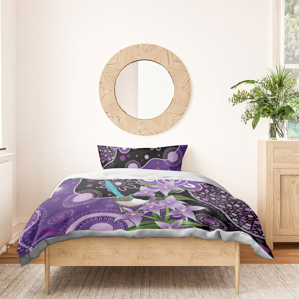 Australia Epilepsy Support Bedding Set Purple-crowned Fairywren Boronia Aboriginal