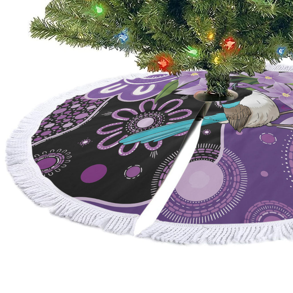 Australia Epilepsy Support Tree Skirt Purple-crowned Fairywren Boronia Aboriginal