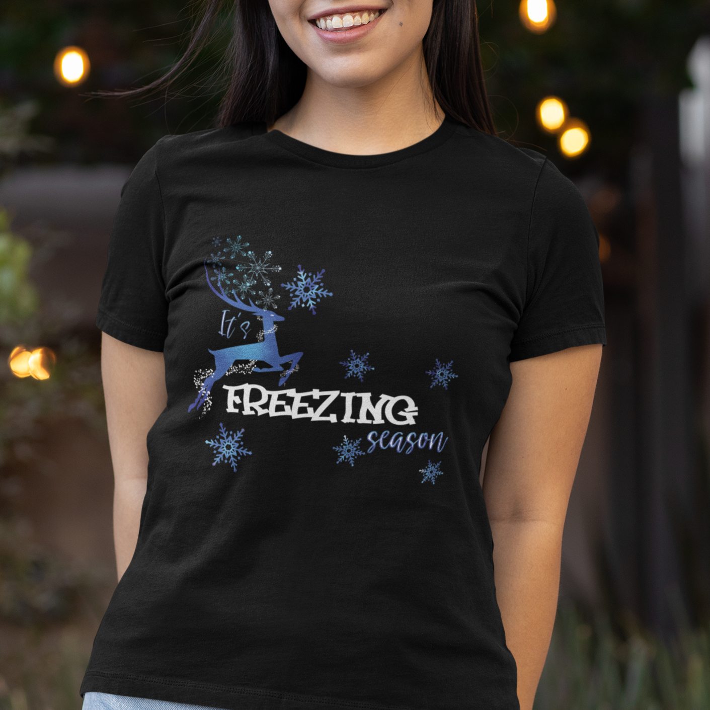 freezing-season-christmas-reindeer-snowflake-t-shirt