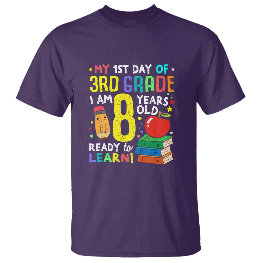 3rd Grade Back to School T Shirt Boys and Girls First Day Gift - FUNOLO