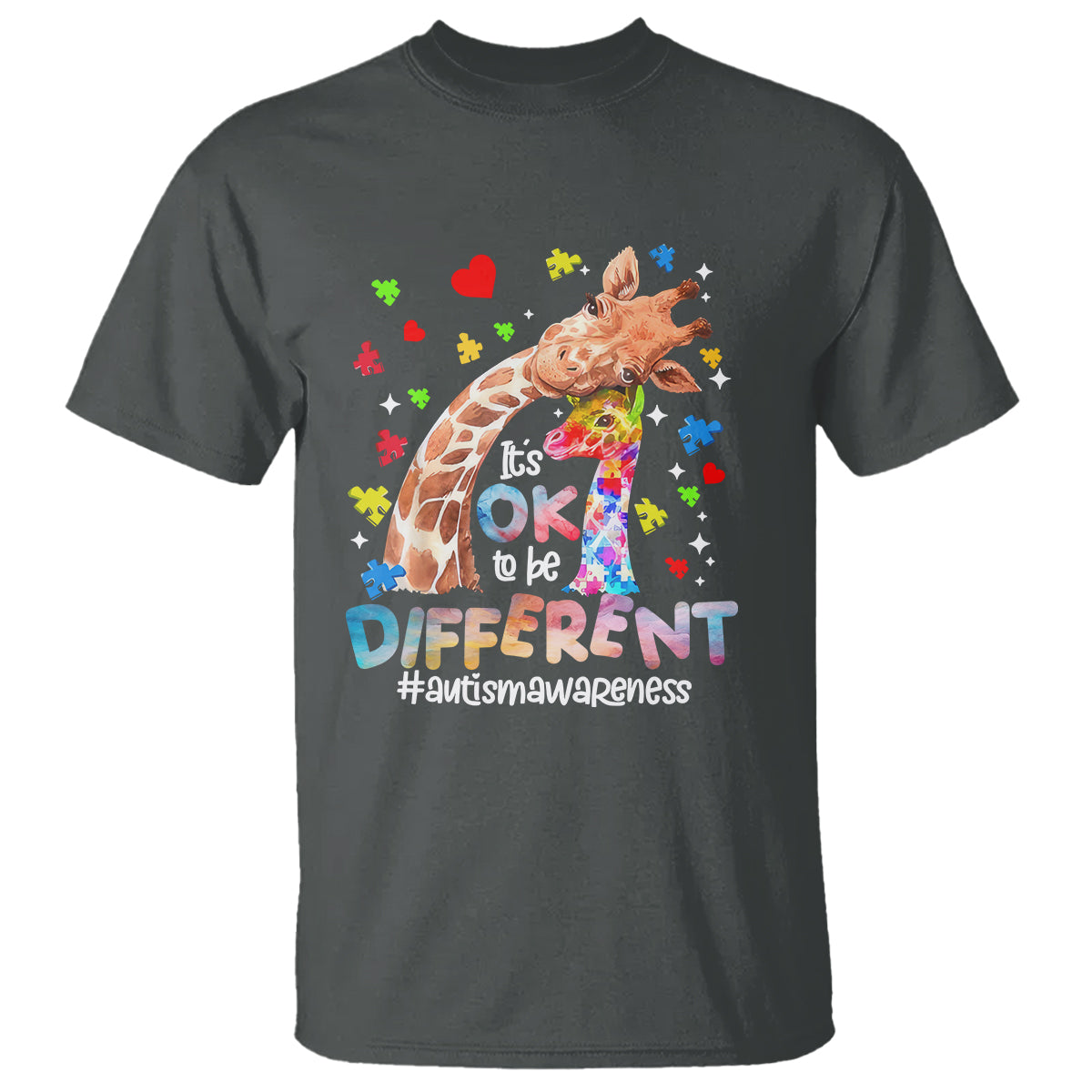 giraffe-autism-t-shirt-its-ok-to-be-different-cute-mom-and-baby-1