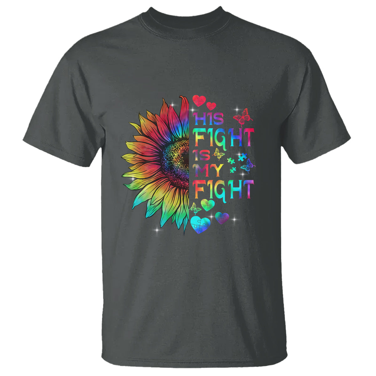 sunflower-autism-t-shirt-his-fight-is-my-fight-rainbow