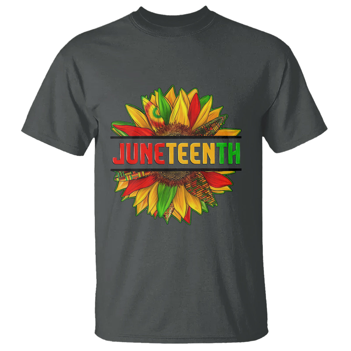 juneteenth-t-shirt-sunflower-with-fist-black-history