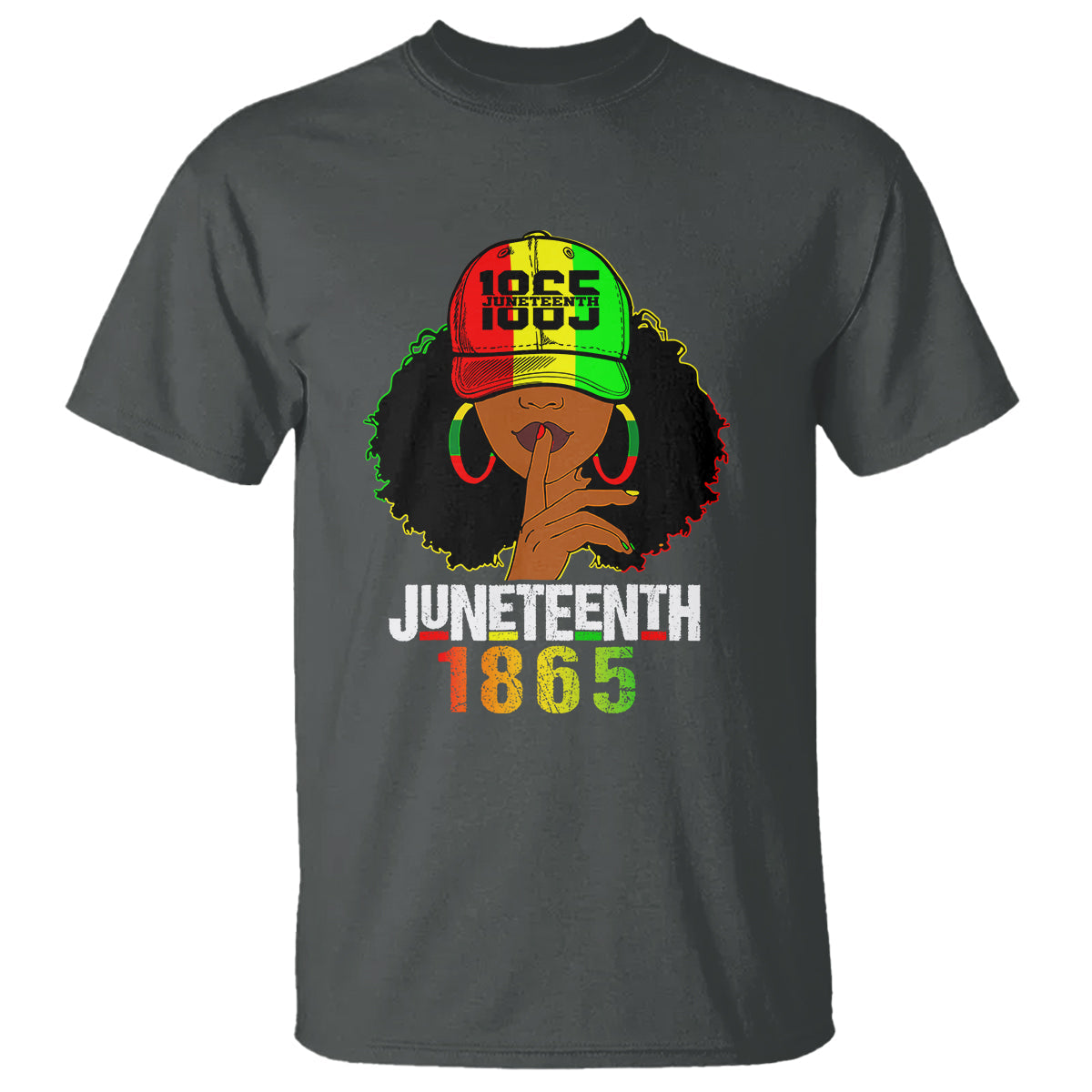 queen-afro-t-shirt-juneteenth-1866