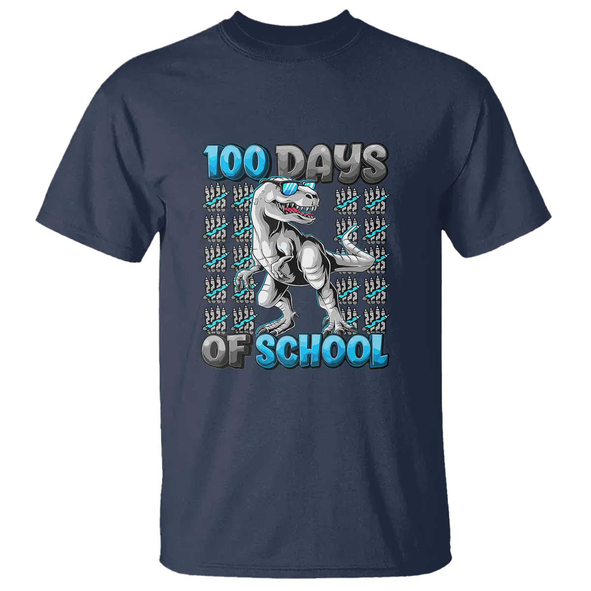 100-days-of-school-t-rex-t-shirt-100-days-smarter-celebration-1