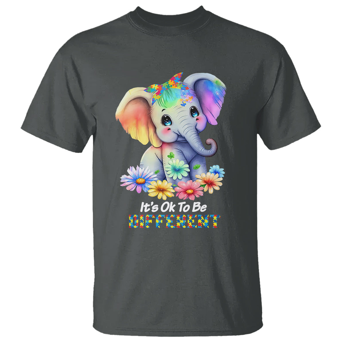 its-ok-to-be-elephant-different-autism-awareness-t-shirt