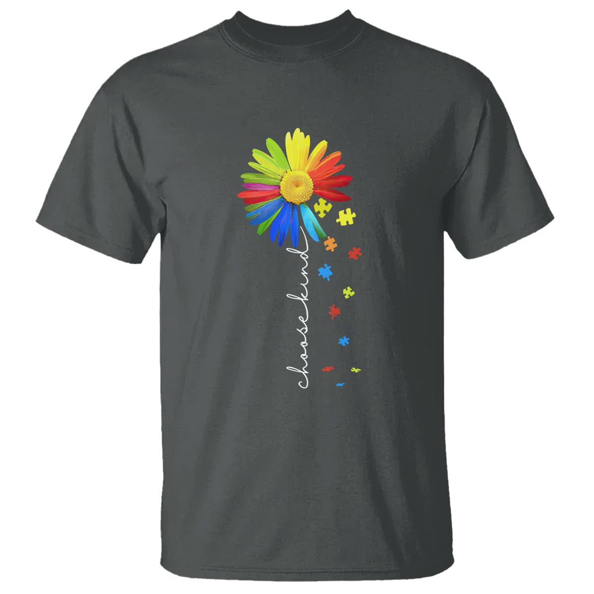 sunflower-autism-t-shirt-choose-kind-rainbow-puzzle-piece