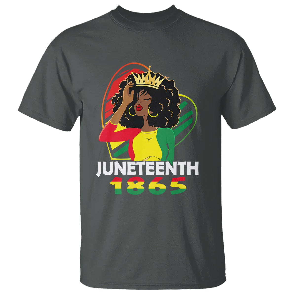 queen-afro-t-shirt-juneteenth-1865