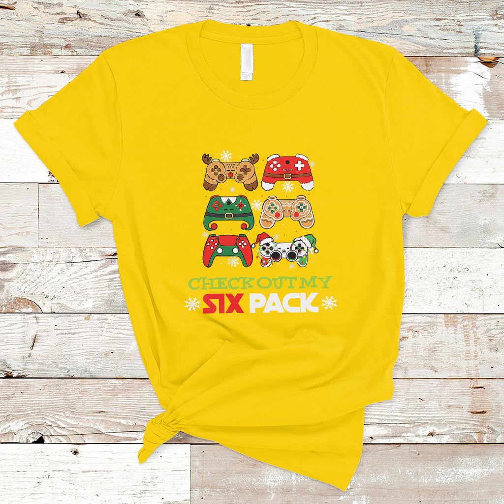 video-game-christmas-t-shirt-check-out-my-six-pack