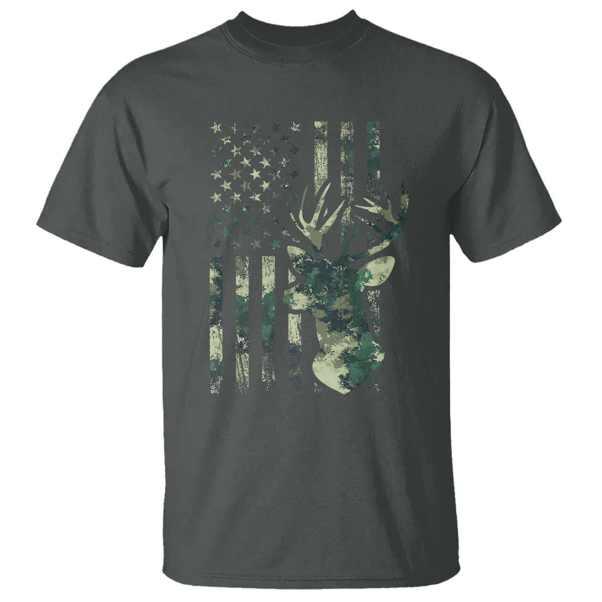 deer-hunting-camouflage-t-shirt-camo-us-flag