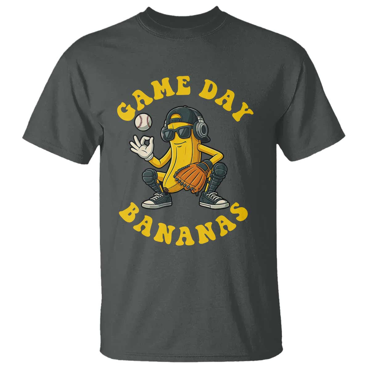 cute-bananas-graphic-t-shirt-game-day-cool-catcher-baseball-lover