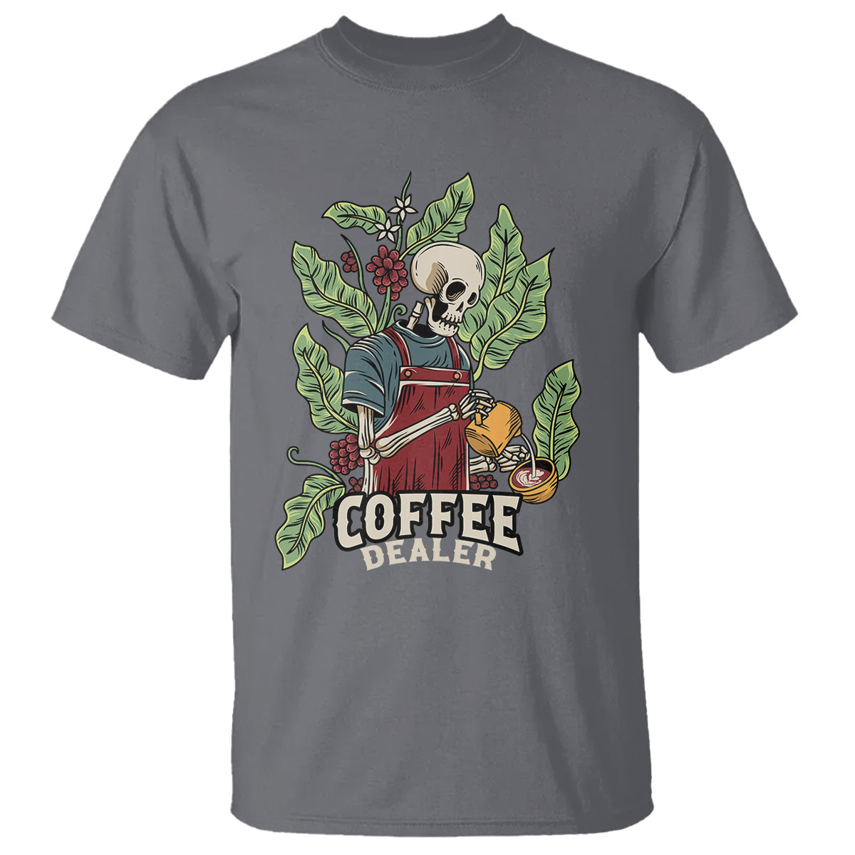 skeleton-barista-t-shirt-coffee-dealer-latte-lover