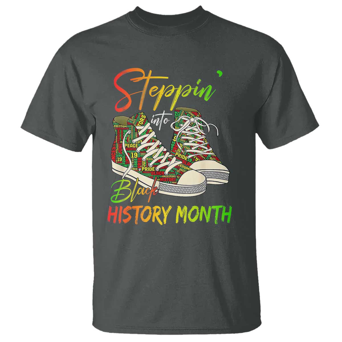 stepping-into-black-history-month-t-shirt-sneakers