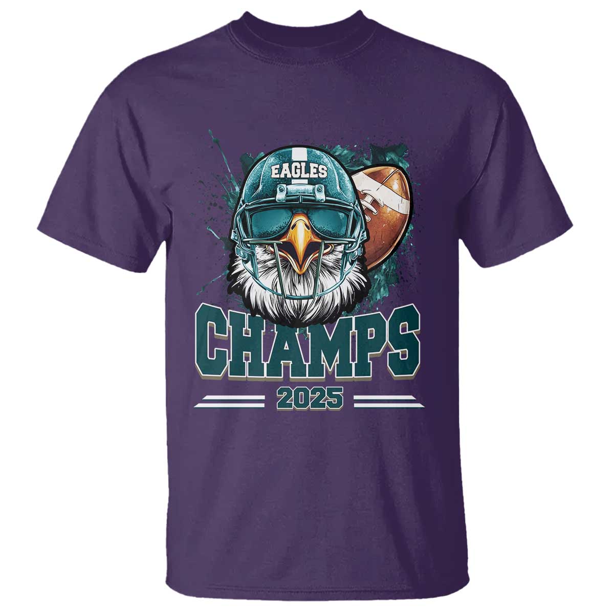 celebrated-eagles-t-shirt-championship-2025-retro