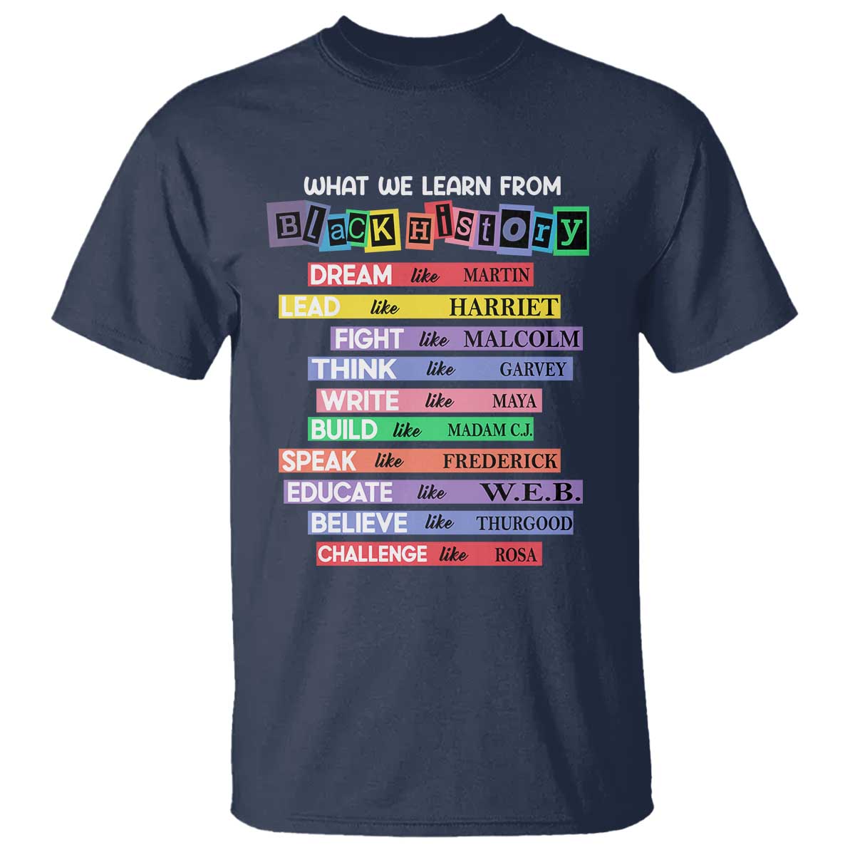 what-we-learn-from-black-history-t-shirt-celebration-african-american-roots-pride