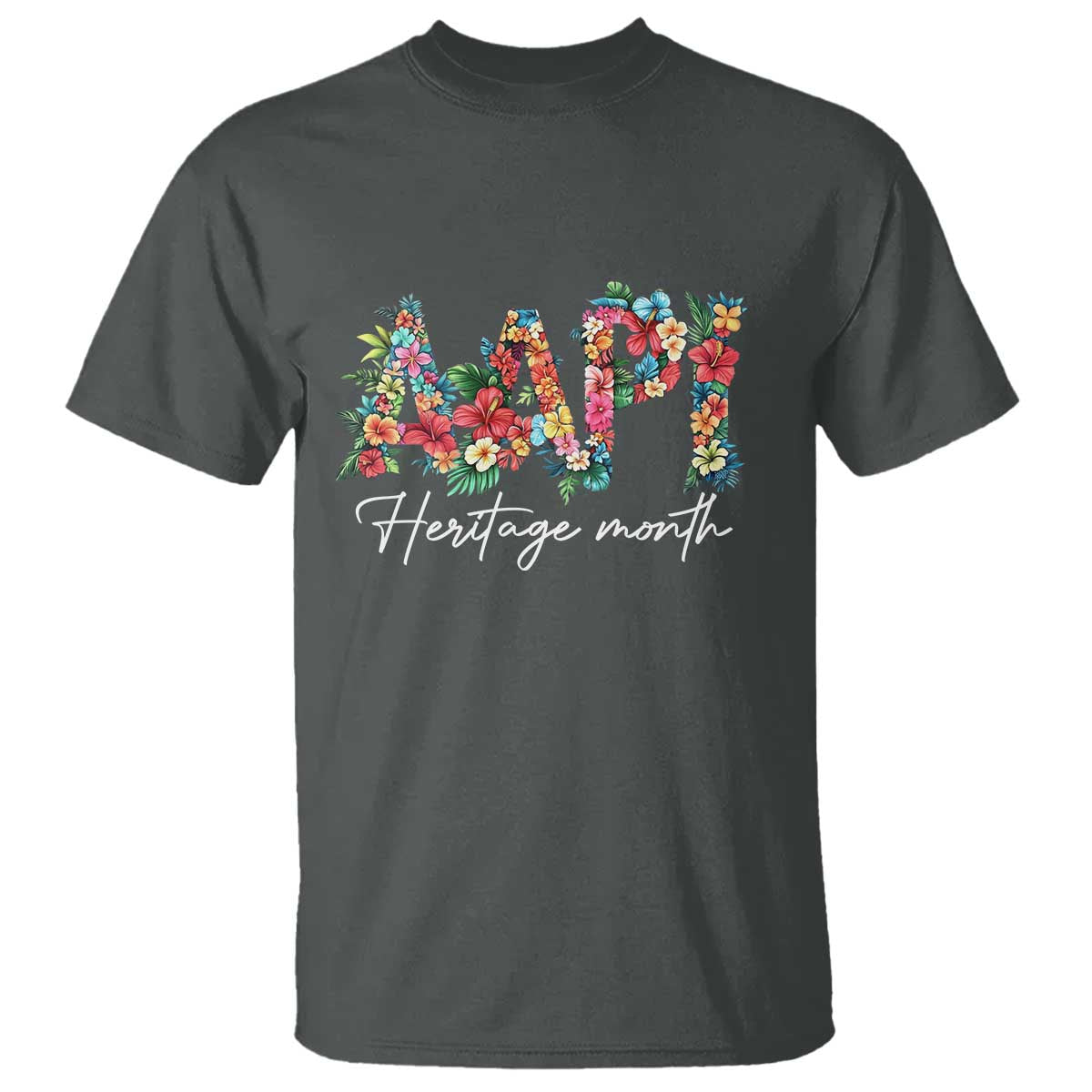 aapi-heritage-month-t-shirt-retro-elegant-floral-asian-american-pacific-islander
