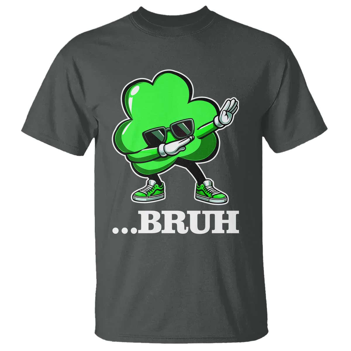 funny-dabbing-shamrock-t-shirt-bruh-st-patricks-day
